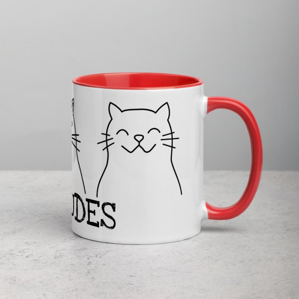CATITUDE Coffee Mug TeaCup 11 oz Color Choice